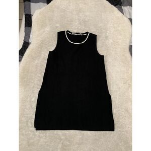Athleta Black On‎ The Town Sleeveless Sweater Tunic Tennis Top Knit Small